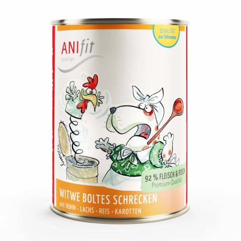Hond Natvoer Witwe Boltes Schrecken 400g 6 Stuk -1- Anifit