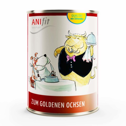 Hond Natvoer Zum Goldenen Ochsen 400g 6 Stuk -1- Anifit