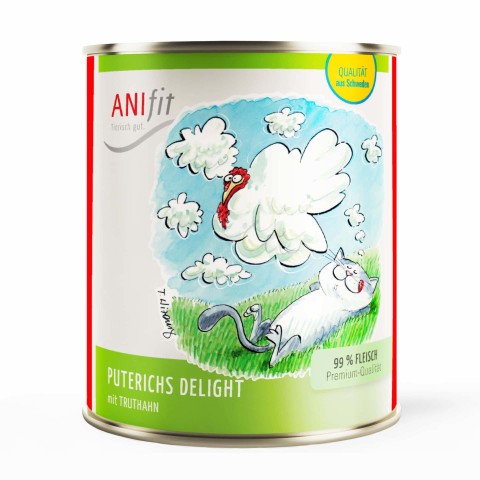 Kat Natvoer Puterichs Delight 810g 6 Stuk -1- Anifit
