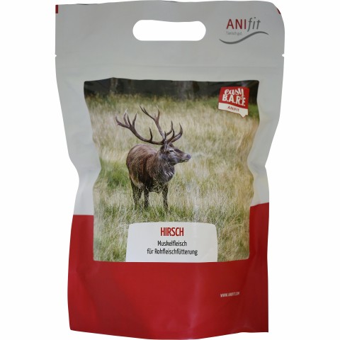 Hond Kat B.A.R.F. BARF hert 350g 1 Stuk -1- Anifit