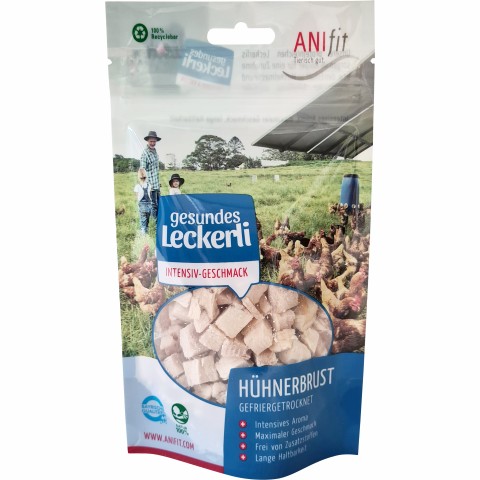 Hond Kat Snacks Kipfilet 35g 1 Stuk -1- Anifit