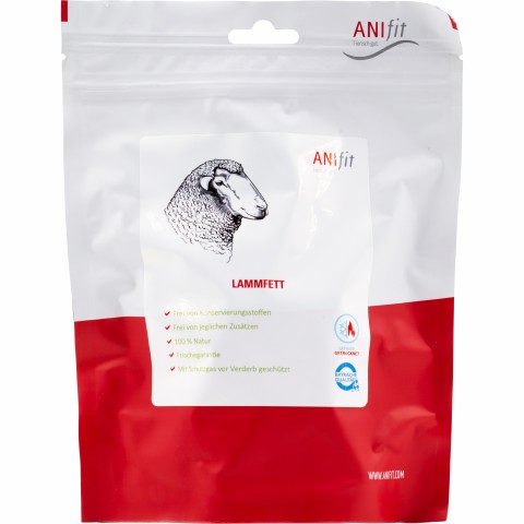 Hond Kat B.A.R.F. Voedingssupplementen Lamsvet 200g 1 Pak -1- Anifit