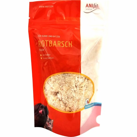 Hond Kat Snacks Voedingssupplementen Roodbaarsfilet (poeder) 40g 1 Stuk -1- Anifit